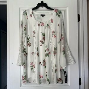 White Floral Dress